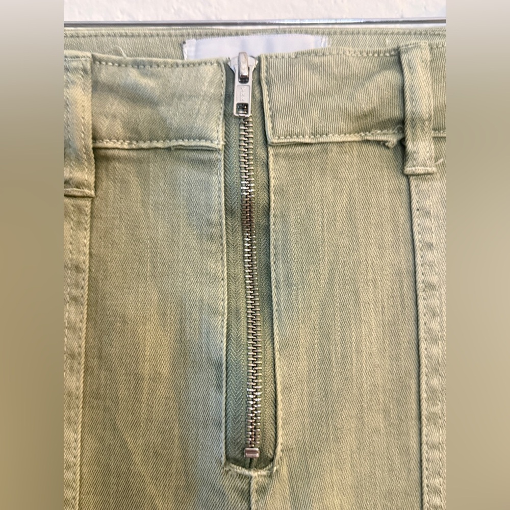 Fashion Nova Olive Green Cargo Pants High Rise Utility Wide Leg Size M - Picture 3 of 7